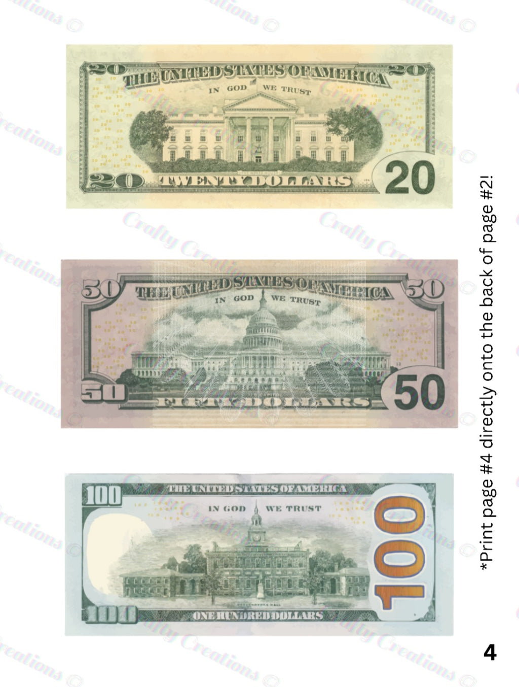 Printable Play Money For Kids