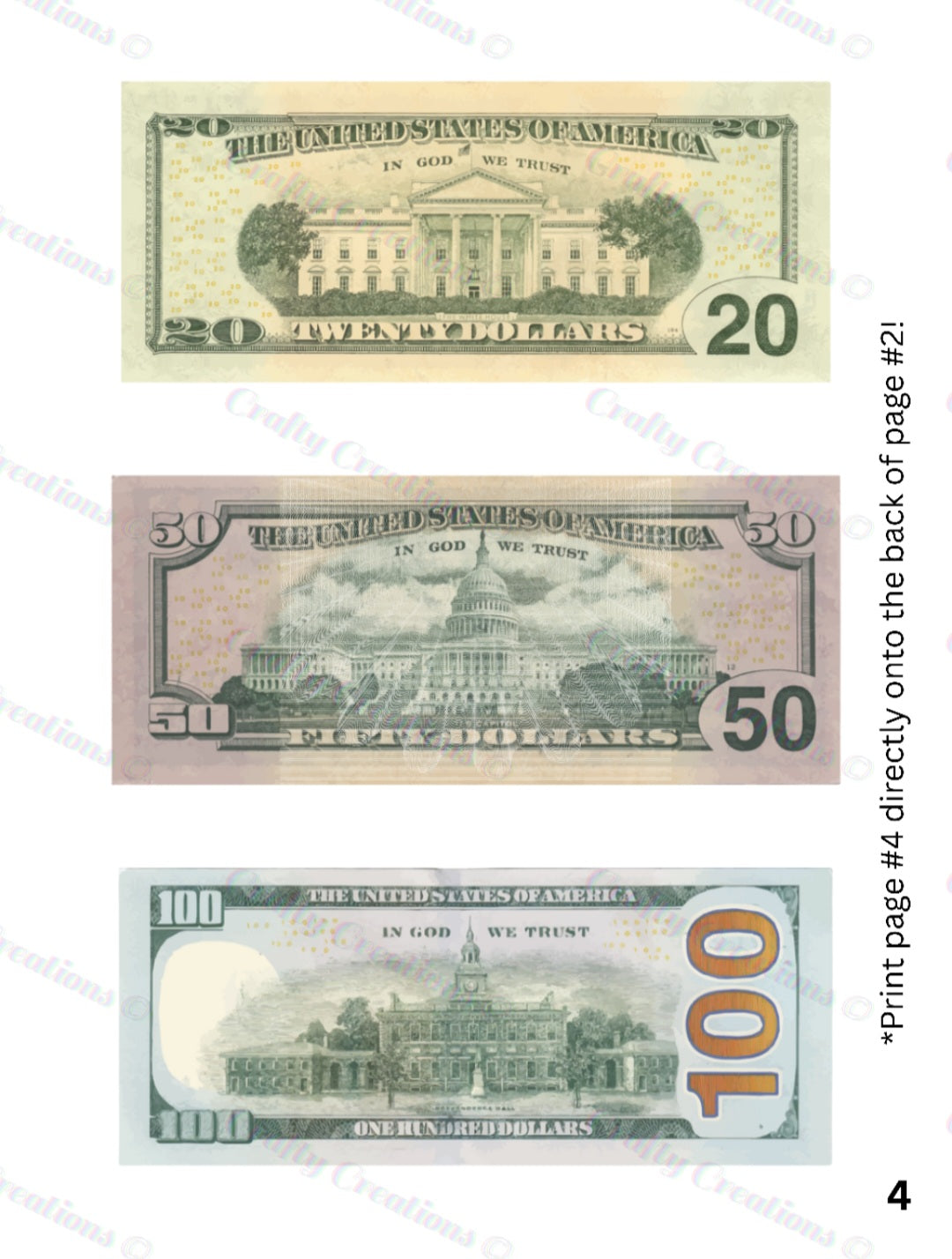 Printable Play Money For Kids