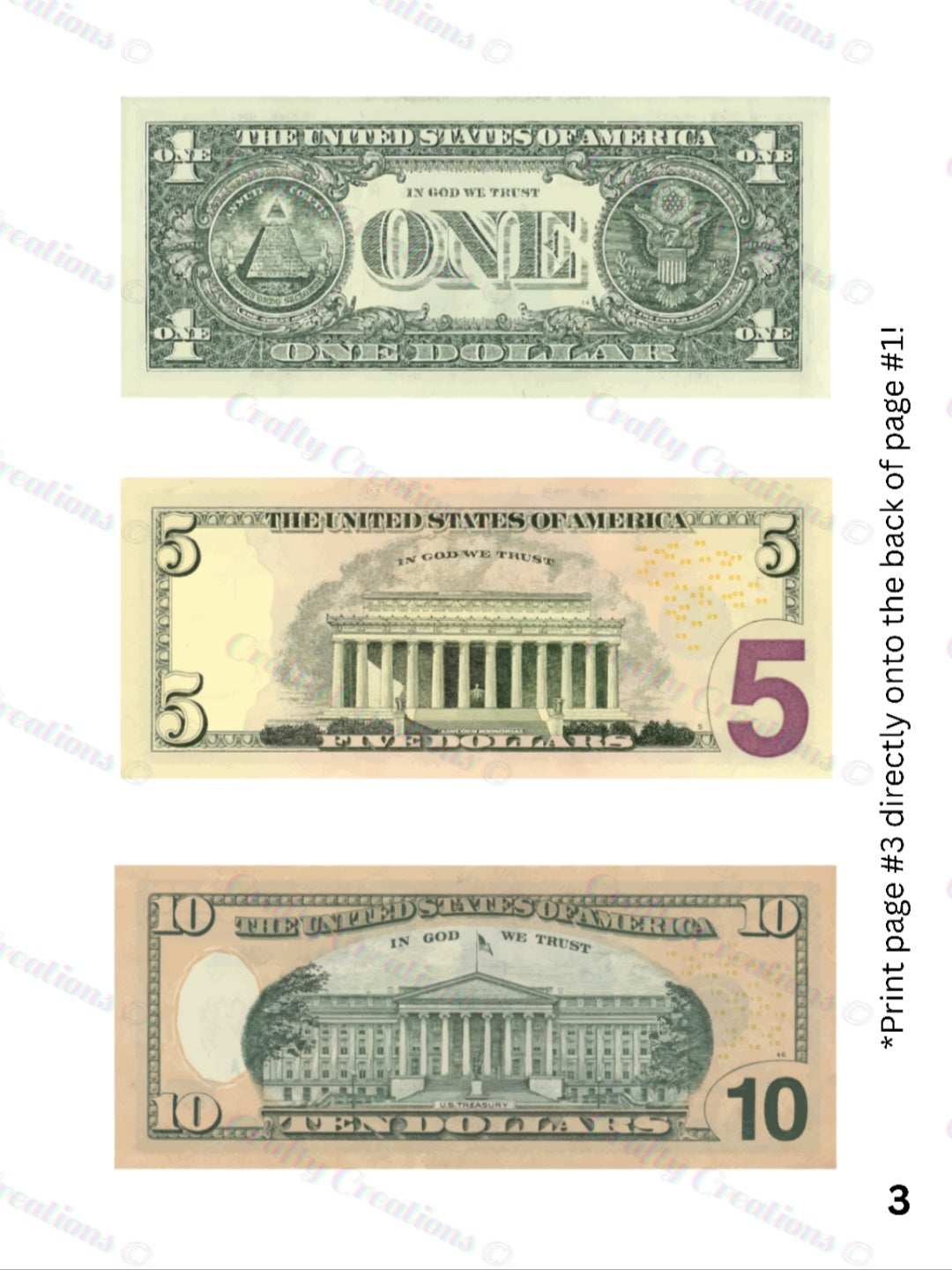 Printable Play Money For Kids