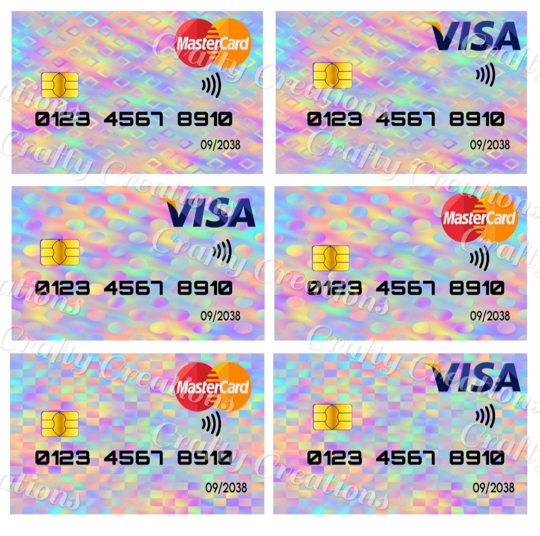 Printable Credit/Debit Cards For Kids